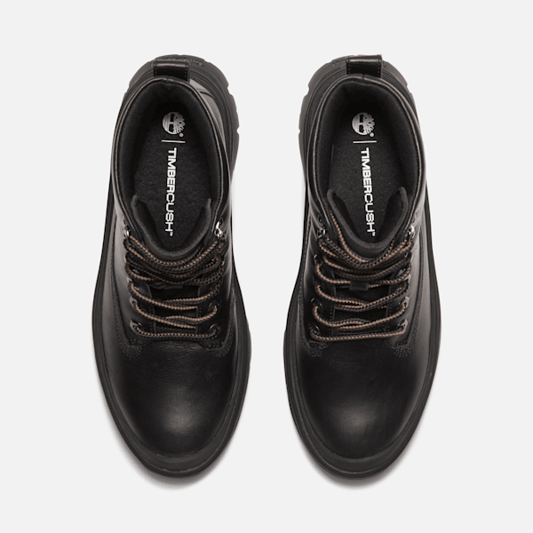 Timberland Roxie Lane Mid Lace-Up Boot Black Full-Grain Women'S