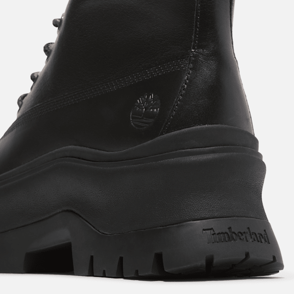 Timberland Roxie Lane Mid Lace-Up Boot Black Full-Grain Women'S
