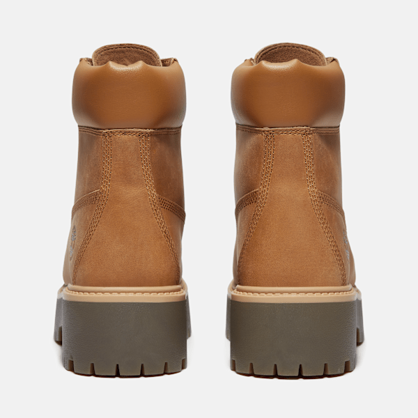 Timberland Stone Street 6-Inch Waterproof Platform Boot Wheat Full-Grain Women'S