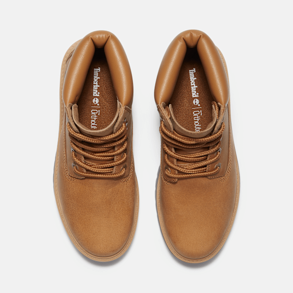 Timberland Stone Street 6-Inch Waterproof Platform Boot Wheat Full-Grain Women'S
