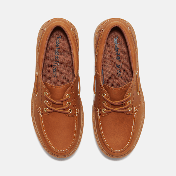 Timberland Stone Street Platform Boat Shoe Rust Nubuck Women'S