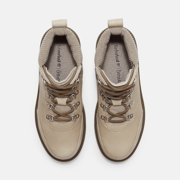 Timberland Stone Street Platform Hiker Boot Medium Grey Nubuck Women'S