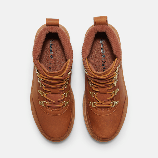Timberland Stone Street Platform Hiker Boot Rust Nubuck Women'S