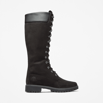 Timberland Premium 14-Inch Waterproof Boot Black Nubuck Women'S