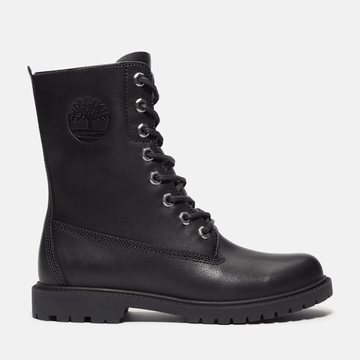 Timberland Premium 8-Inch Waterproof Boot Black Full-Grain Women'S