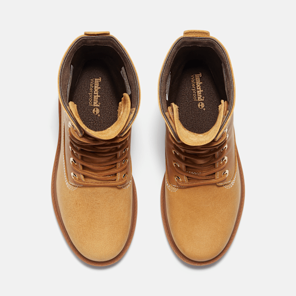 Timberland Premium 8-Inch Waterproof Boot Wheat Full-Grain Women'S