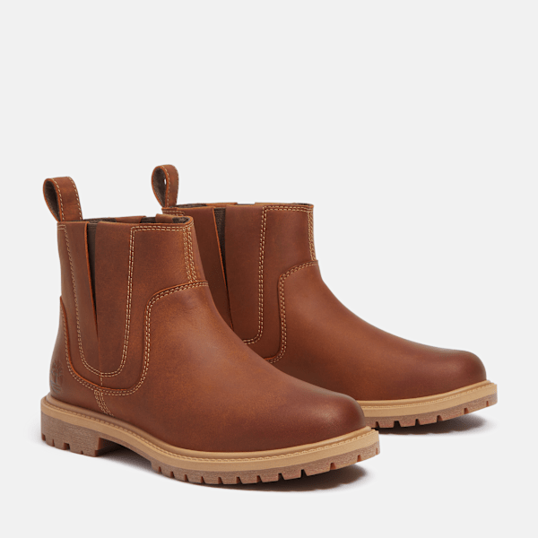 Timberland Premium Chelsea Boot Light Brown Full-Grain Women'S