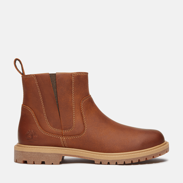 Timberland Premium Chelsea Boot Light Brown Full-Grain Women'S