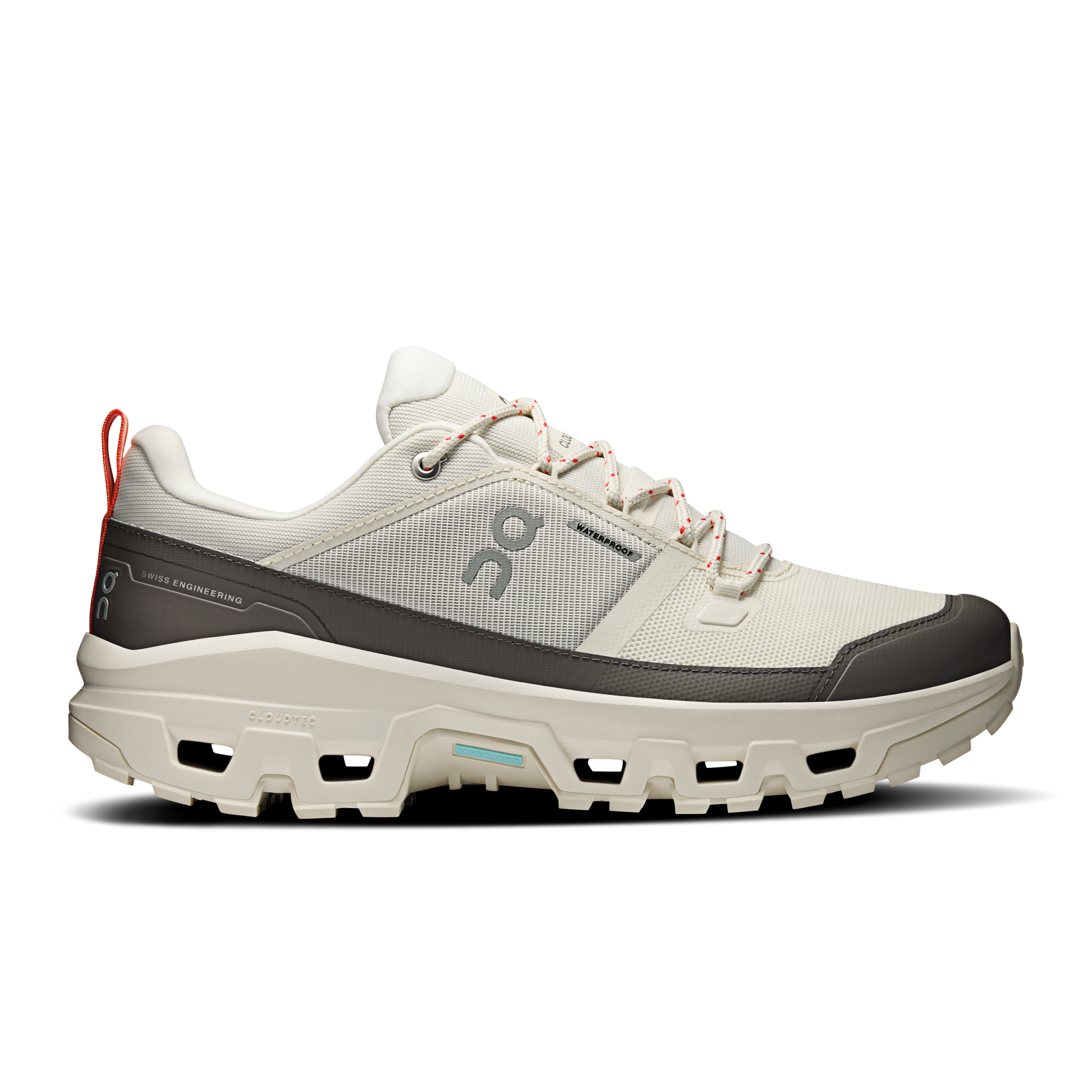 On Cloudrock Low Waterproof Ivory Ivory