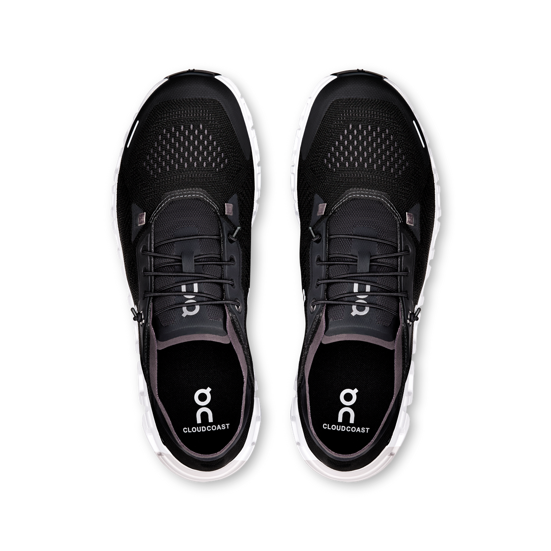 On Cloud 6 Coast Black White