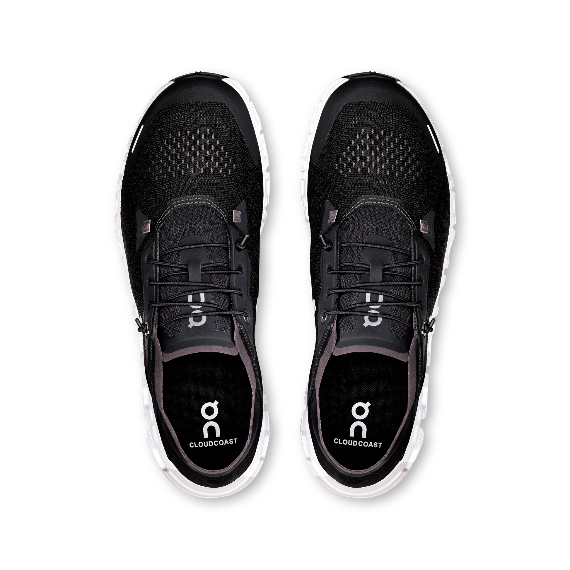 On Cloud 6 Coast Black White