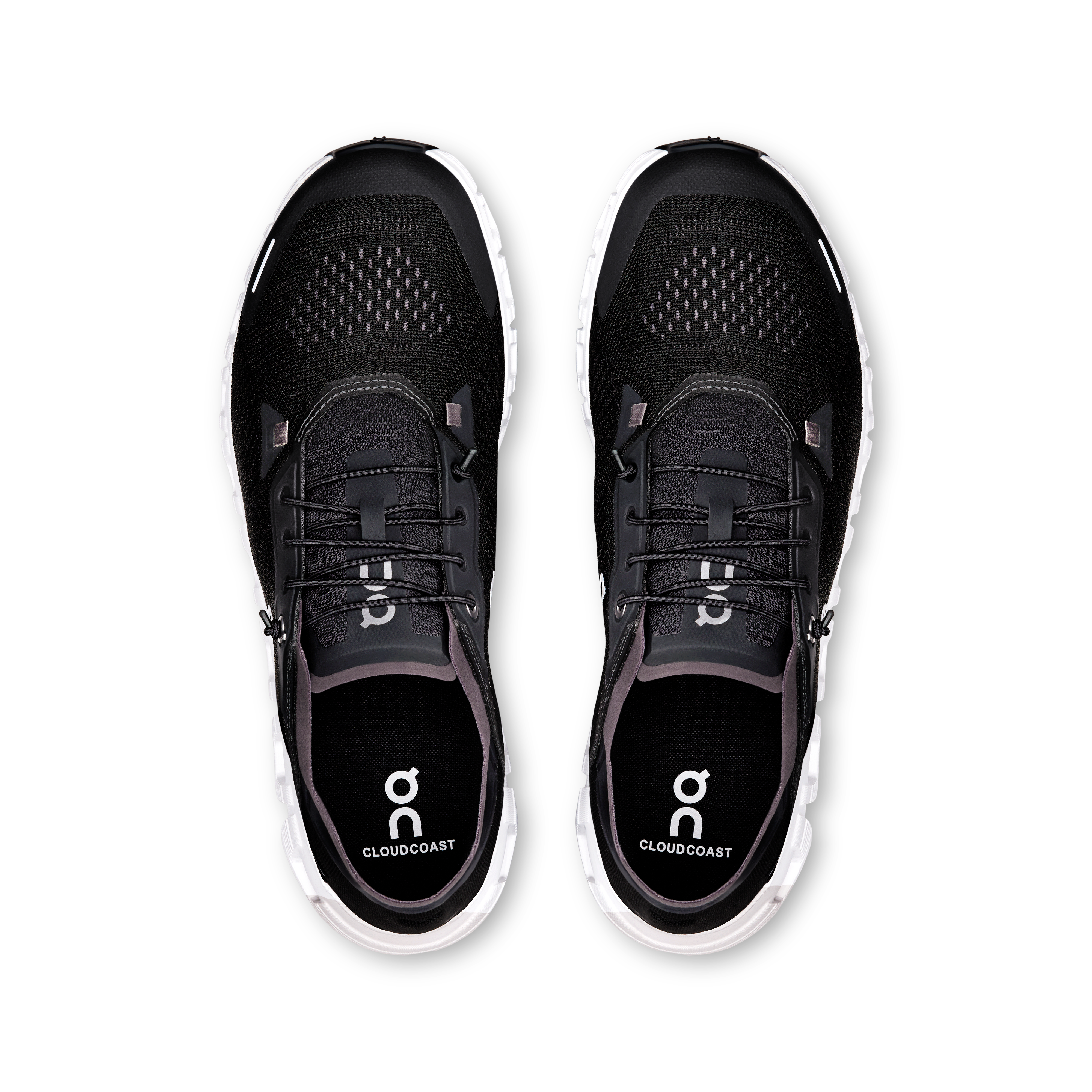 On Cloud 6 Coast Black White