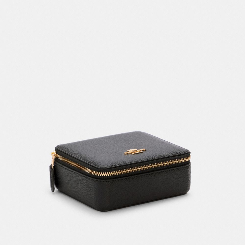 Coach Large Jewelry Box Gold Black