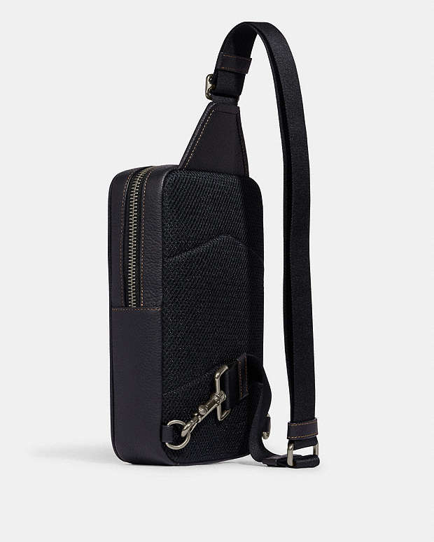 Sullivan Pack In Blocked Signature Canvas Signature Canvas-Gunmetal-Khaki-Charcoal Signature Canvas-Gunmetal-Khaki-Charcoal