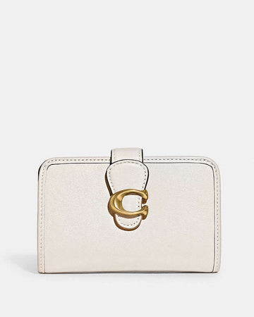 Tabby Medium Wallet Brass-Chalk Brass-Chalk