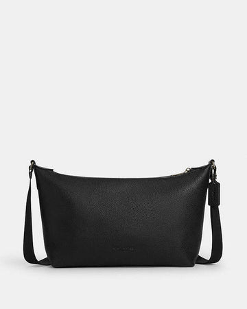 Finn Crossbody Bag Pebbled Leather-Gunmetal-Black Pebbled Leather-Gunmetal-Black