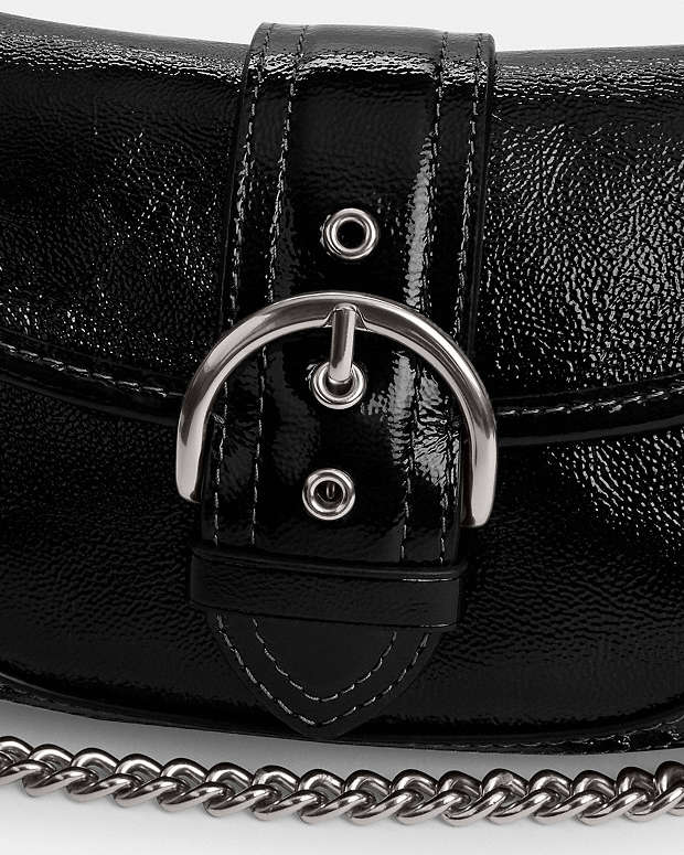 Soho Bag 25 Patent Leather-Silver-Black Patent Leather-Silver-Black