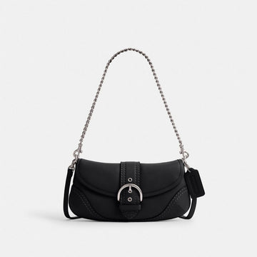 Coach Soho Bag 25 Silver Black