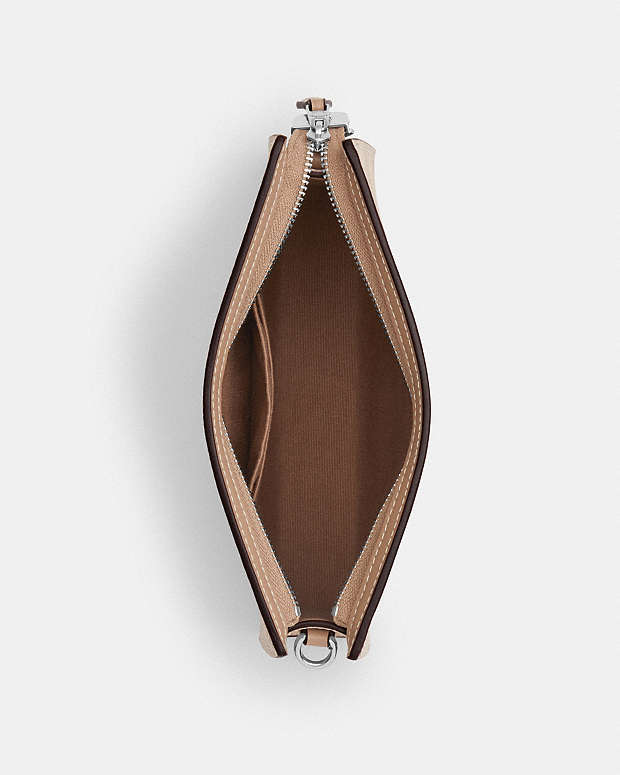 Slim Crossbody Bag In Signature Canvas Signature Canvas-Silver-Sand-Taupe Signature Canvas-Silver-Sand-Taupe