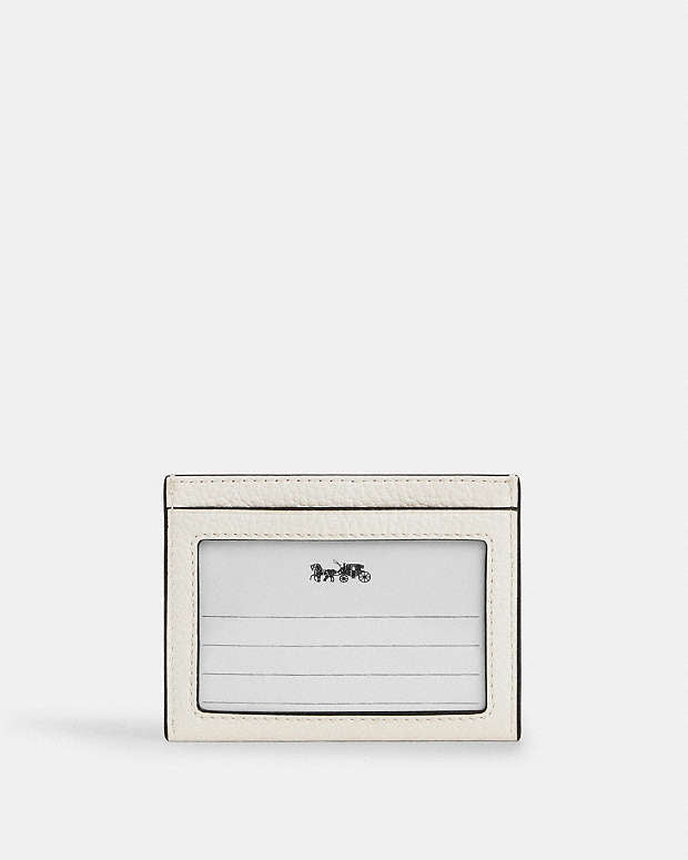 Slim Id Card Case With Strawberry Graphic Gold-Chalk Multi Gold-Chalk Multi