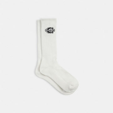 Coach Soho Calf Socks Chalk