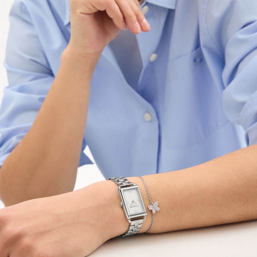 Coach Liz Watch Gift Set, 30 Mm X 22 Mm Stainless Steel