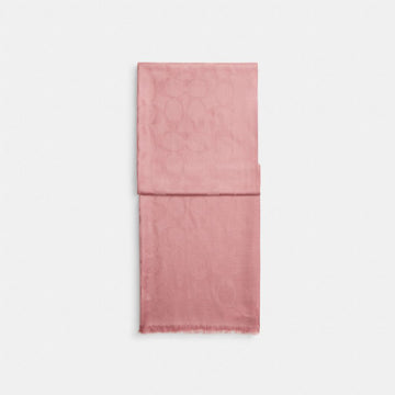 Coach Signature Wrap True Pink