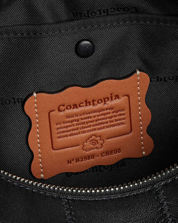 Alter/Ego Slouchy Shoulder Bag In Checkerboard Upcrafted Leather Black Black