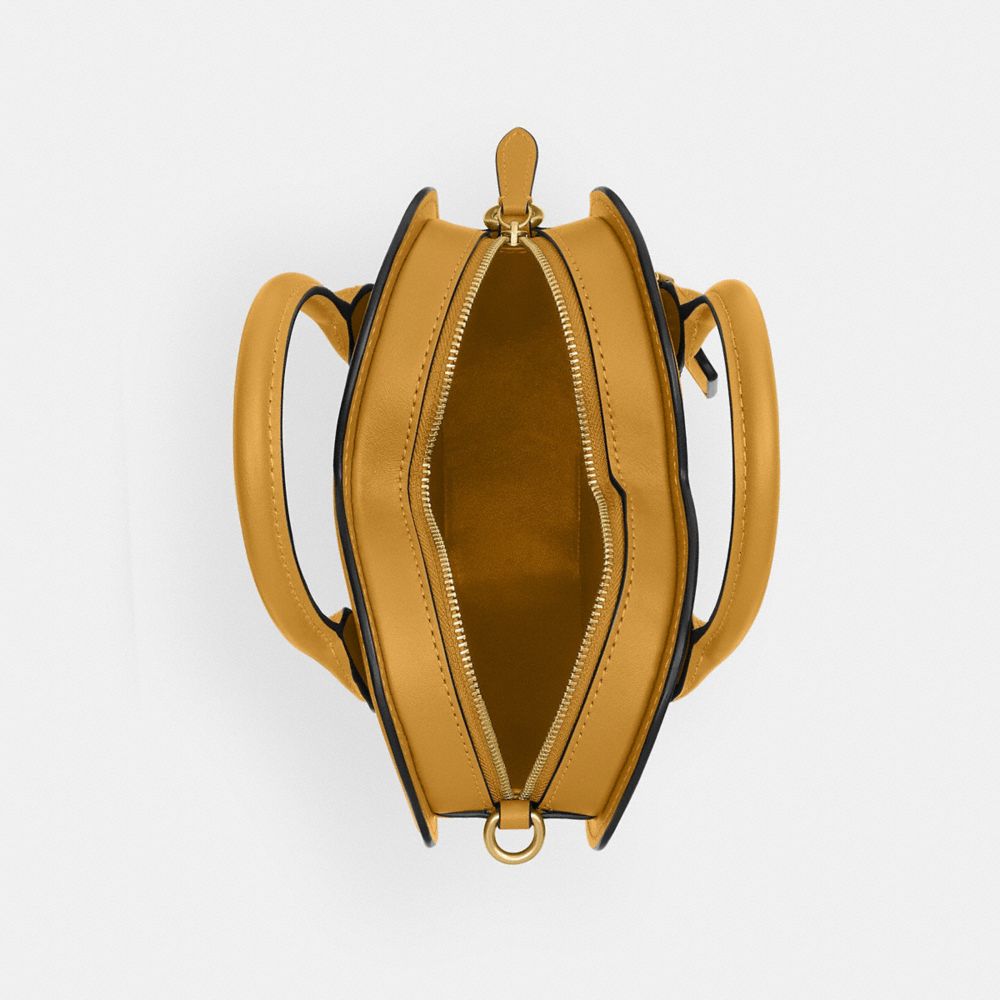 Coach Heart Bag Brass Honeycomb