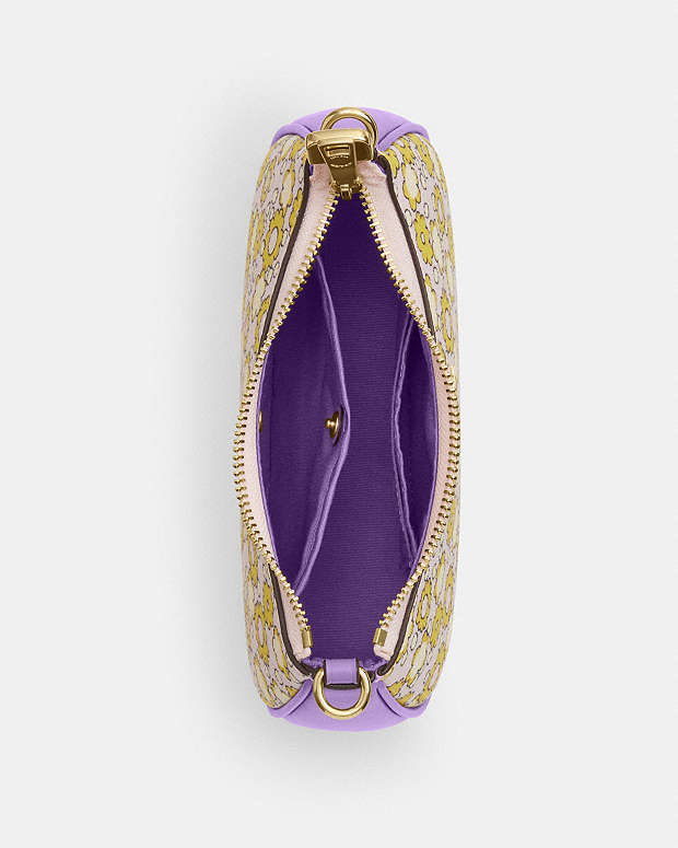 Teri Mini Crossbody Bag With Floral Print Coated Canvas-Im-Lilac Multi Coated Canvas-Im-Lilac Multi