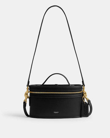 Trail Bag Glovetan Leather-Brass-Black Glovetan Leather-Brass-Black