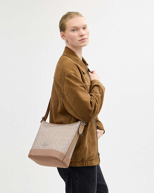 Jude Duffle Bag In Signature Canvas Signature Canvas-Silver-Sand-Taupe Signature Canvas-Silver-Sand-Taupe