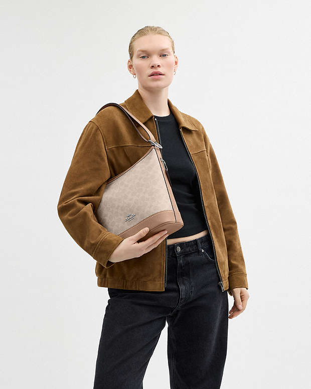 Jude Duffle Bag In Signature Canvas Signature Canvas-Silver-Sand-Taupe Signature Canvas-Silver-Sand-Taupe