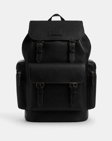 Sprint Backpack Pebbled Leather-Black Copper Finish-Black-Black Pebbled Leather-Black Copper Finish-Black-Black