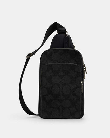 Ethan Pack In Signature Canvas Signature Canvas-Gunmetal-Charcoal-Black Signature Canvas-Gunmetal-Charcoal-Black