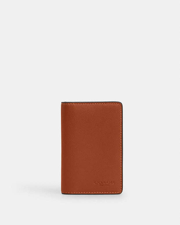 Id Card Wallet Smooth Leather-Tan Smooth Leather-Tan