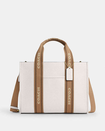 Smith Tote Bag Pebbled Leather-Gold-Chalk Multi Pebbled Leather-Gold-Chalk Multi