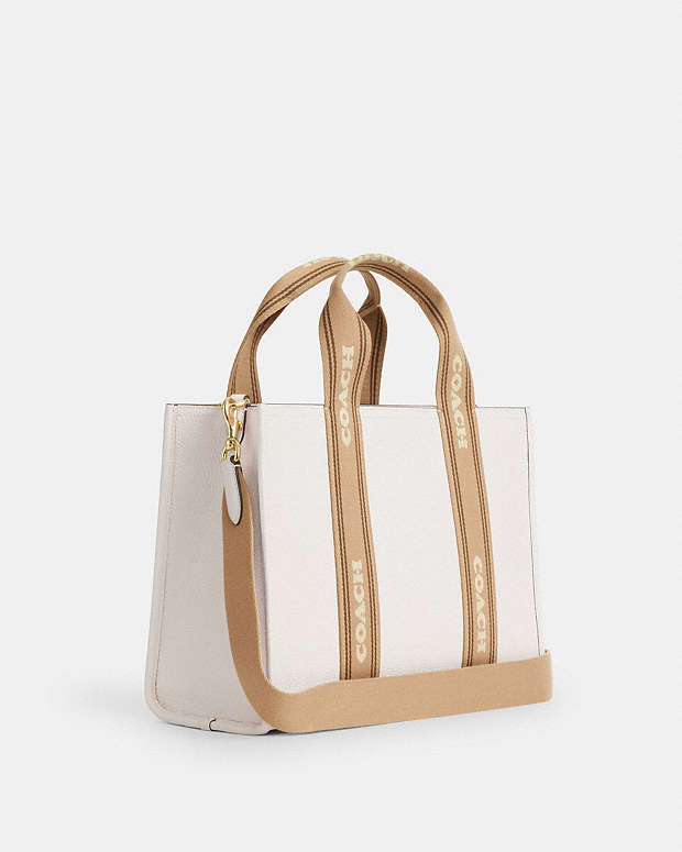 Smith Tote Bag Pebbled Leather-Gold-Chalk Multi Pebbled Leather-Gold-Chalk Multi