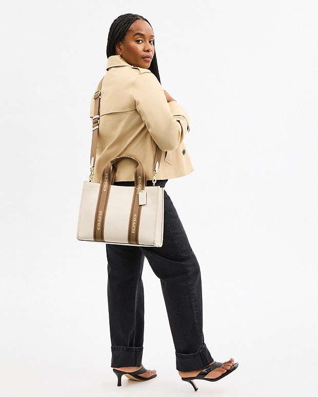 Smith Tote Bag Pebbled Leather-Gold-Chalk Multi Pebbled Leather-Gold-Chalk Multi