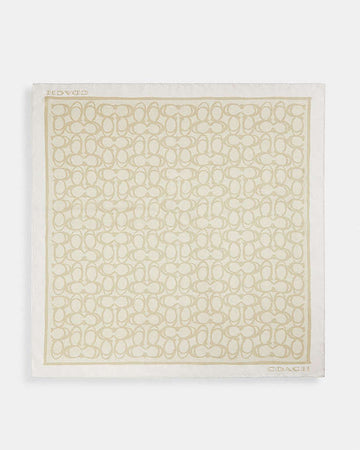 Jumbo Signature Silk Square Scarf Light Tan Light Tan