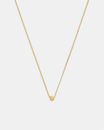 Rivet Pendant Necklace Gold Gold