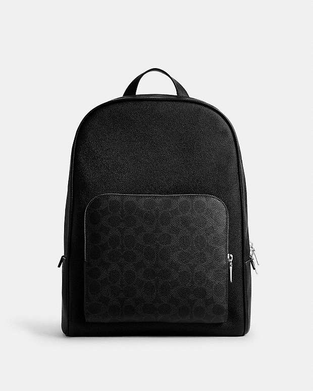 Wade Backpack In Signature Canvas Black Signature Black Signature