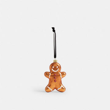 Coach Gingerbread Man Ornament Multi