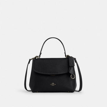 Coach Emory Top Handle Bag Gunmetal Black