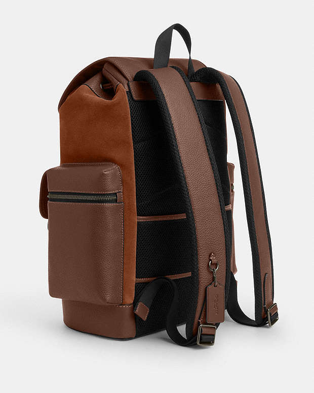 Sprint Backpack Suede-Qb-Cognac-Sienna Suede-Qb-Cognac-Sienna