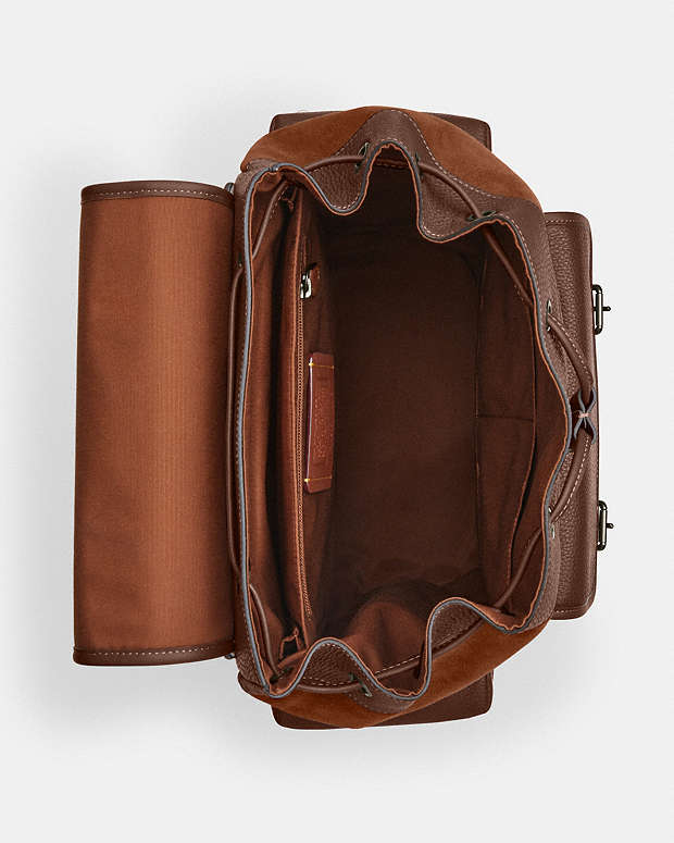 Sprint Backpack Suede-Qb-Cognac-Sienna Suede-Qb-Cognac-Sienna