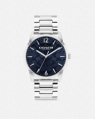 Keane Watch Gift Set, 39 Mm Stainless Steel- Saddle Stainless Steel- Saddle