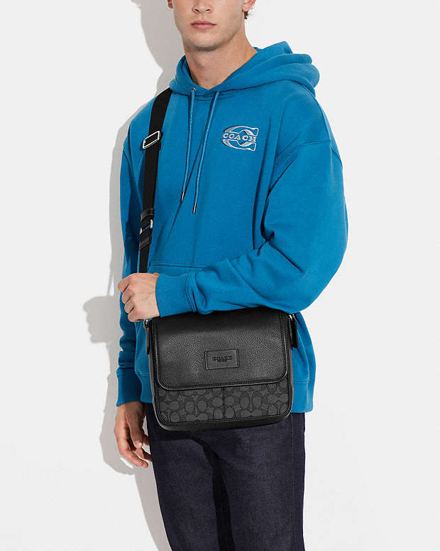 Sprint Map Bag 25 In Signature Jacquard Signature Jacquard-Silver-Charcoal-Black Signature Jacquard-Silver-Charcoal-Black