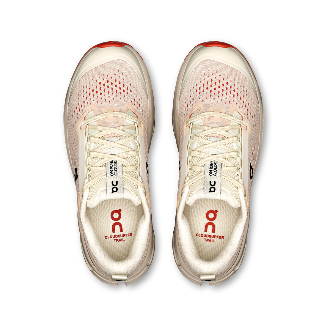 On Cloudsurfer Trail 2 Ivory Salmon (Women'S)