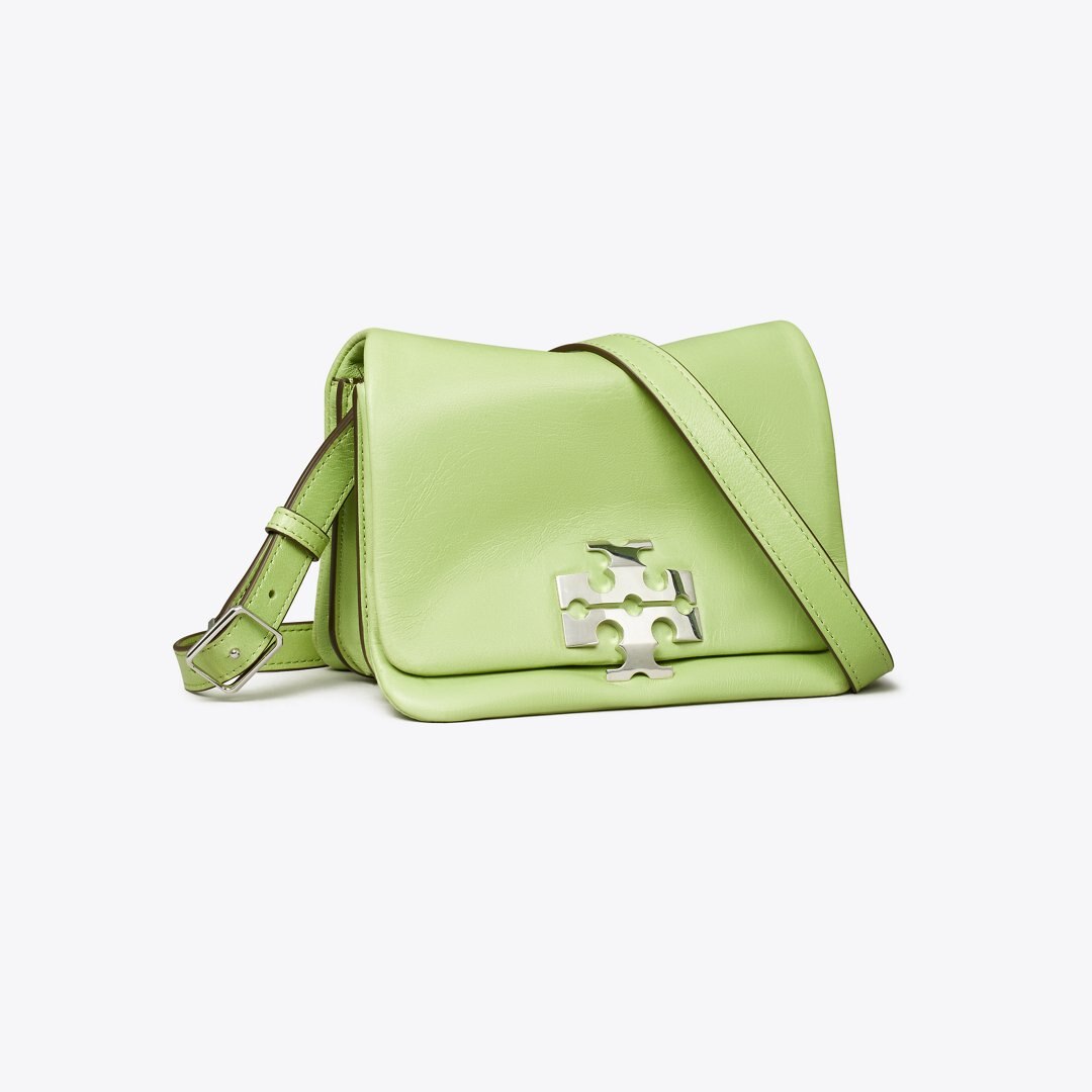 Tory Burch Charlie Shoulder Bag Celery Juice